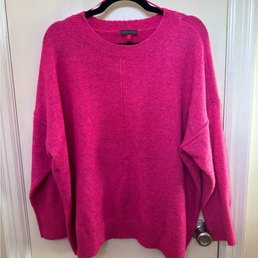 Vince Camuto Exposed Seam Pullover Sweater